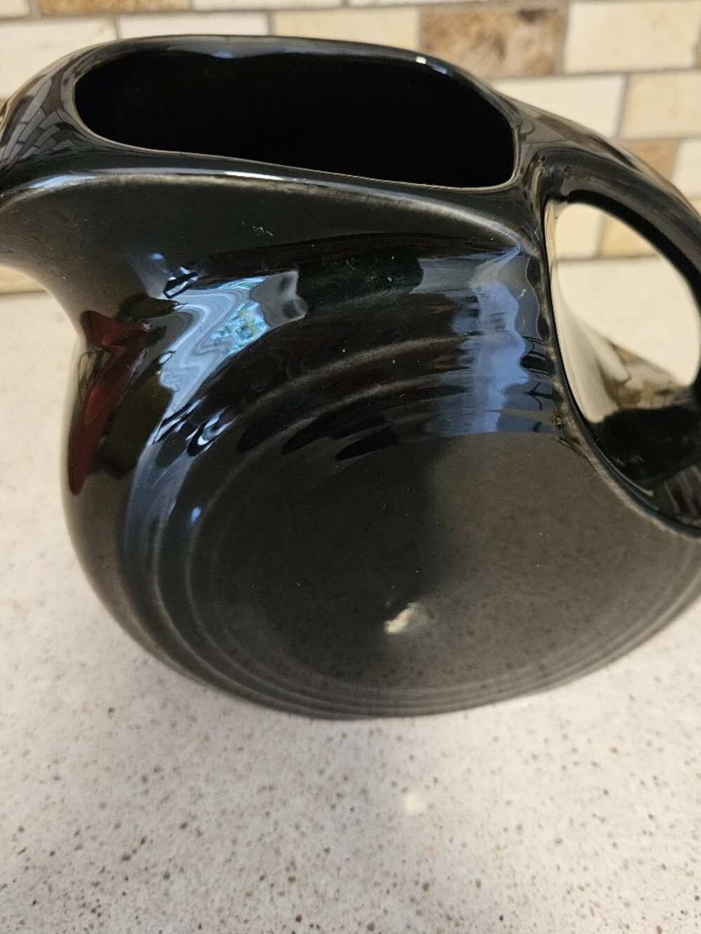 Fiestaware small black jug